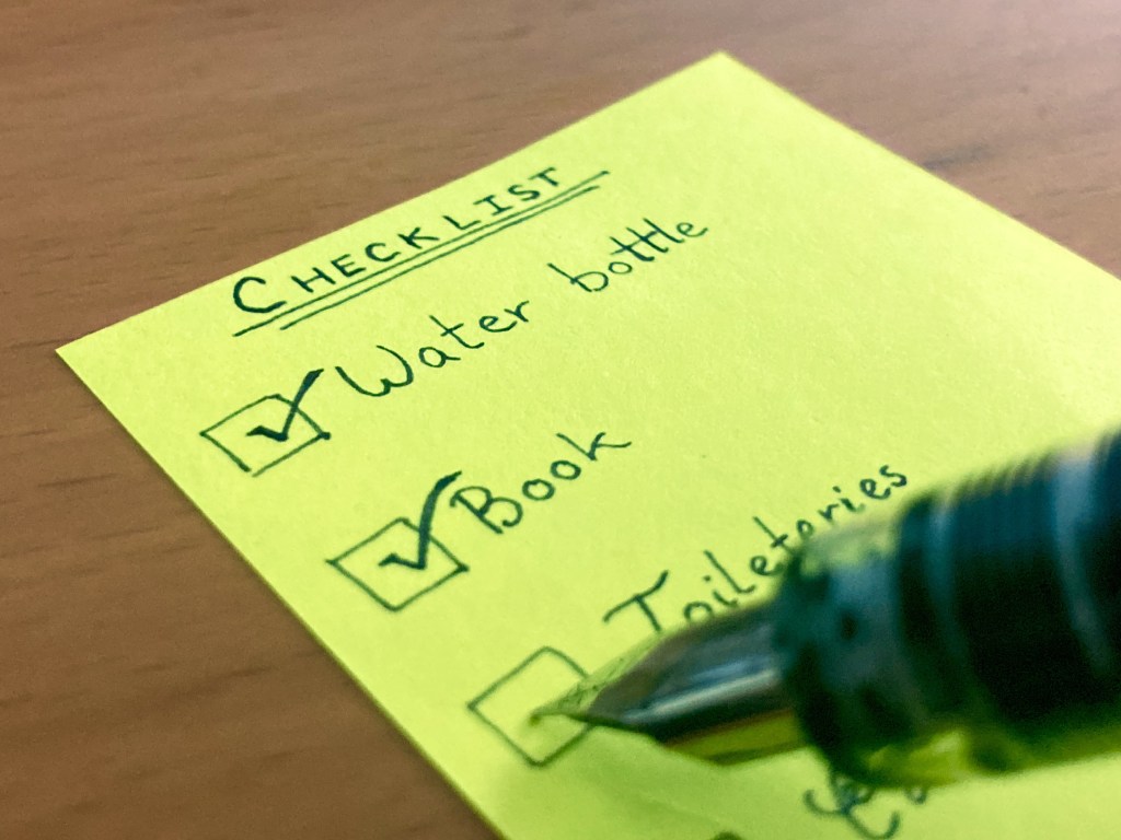 A checklist